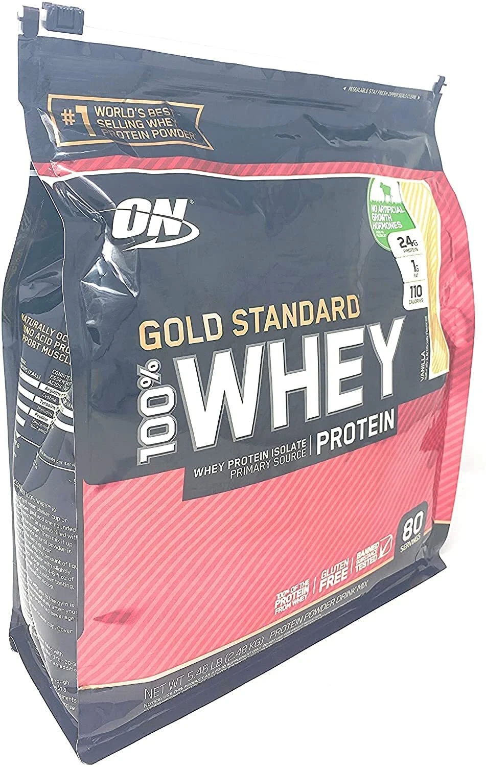 Optimum Nutrition Gold Standard 100% Whey Protein Vanilla Ice Cream, 80 Servings
Opens in a new wind