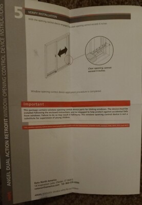 Mighton Angel Ventlock Sash Mounted Window Opening Control – Dual Action Retrofit, White