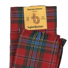 Scarf MacLean of Duart Modern Tartan Scottish Wool Plaid 