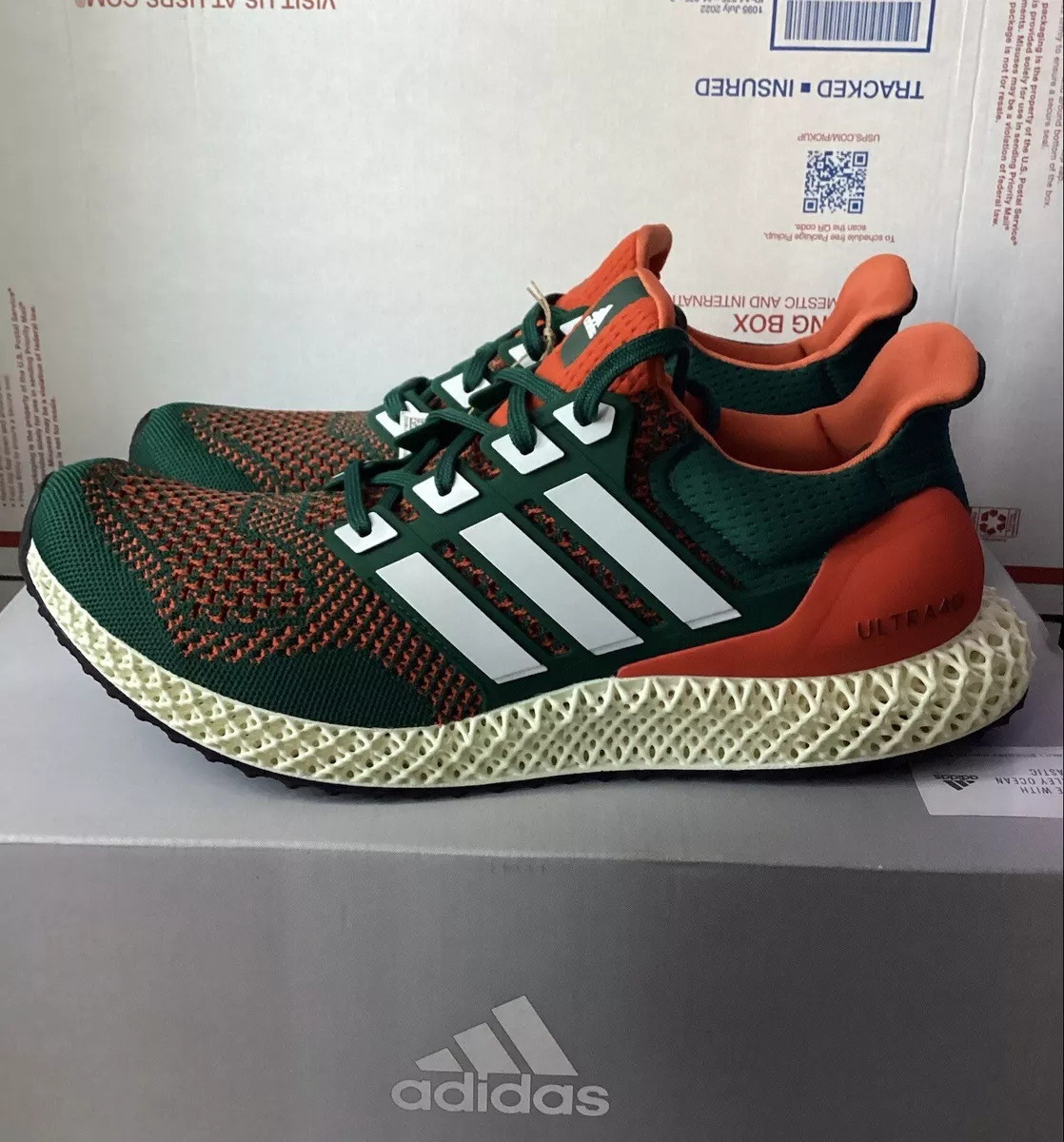 ADIDAS ULTRA4D ( GREEN/WHITE/ORANGE SNEAKERS/RUNNING SHOES 11.5 | eBay