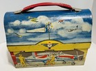 Vintage 1960 Home Town Airport Metal Dome Lunchbox & Thermos — photo 4