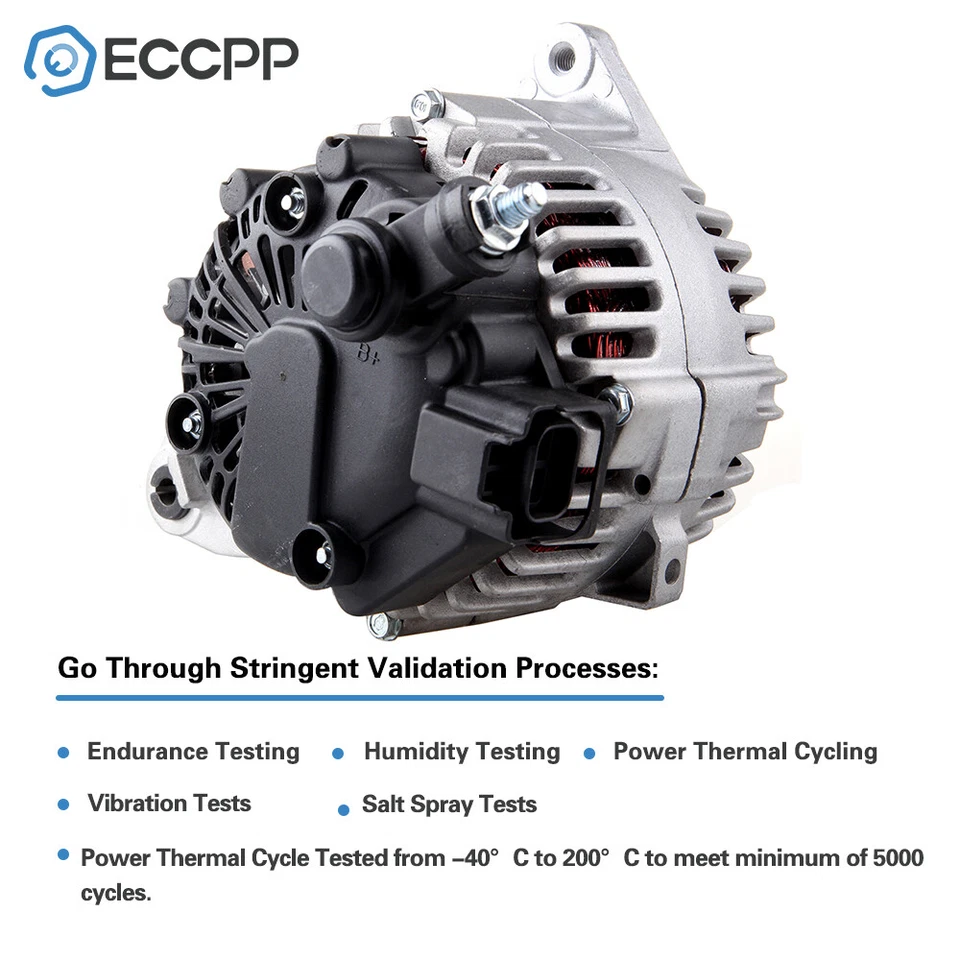 Alternador para Hyundai Santa Fe 2005-06 Tiburon 2005-08 Tucson 05-09 2,7 L 11188 Foto 3 de 4