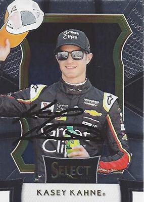 AUTOGRAPHED Kasey Kahne 2017 Panini Select Racing GRANDSTAND (#5 Great Clips Tea