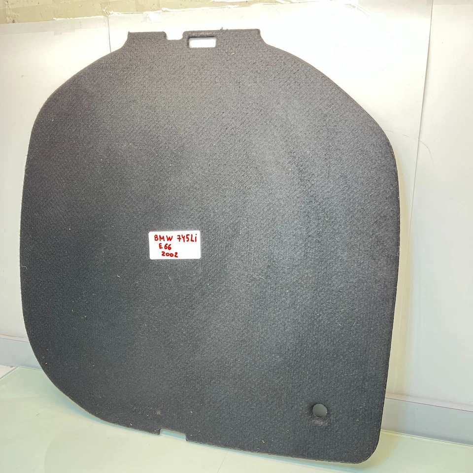 02 -05 BMW 745Li 745i E66 E65 REAR TRUNK CARGO SPARE WHEEL COVER PANEL MAT - Image 3 of 4