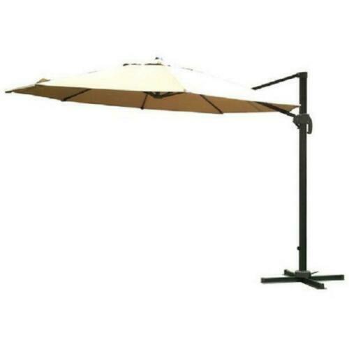 GDLC Ombrellone Alluminio decentrato Premium d.350 arredo Giardino Piscina - Fra