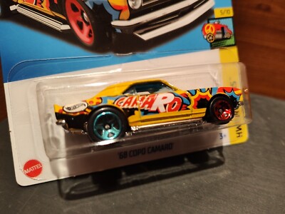 NEW 2023 HOT WHEELS™/MATTEL '68 COPO CAMARO® HW ART CARS™ 5/10 1