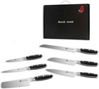 TUO TC1216 Black Hawk Series 6 Piece German High Carbon Steel Kitchen Knife Set