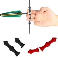 Silicon Bowstring Finger Savers Finger Guard Protector for Archery Bow Hunting