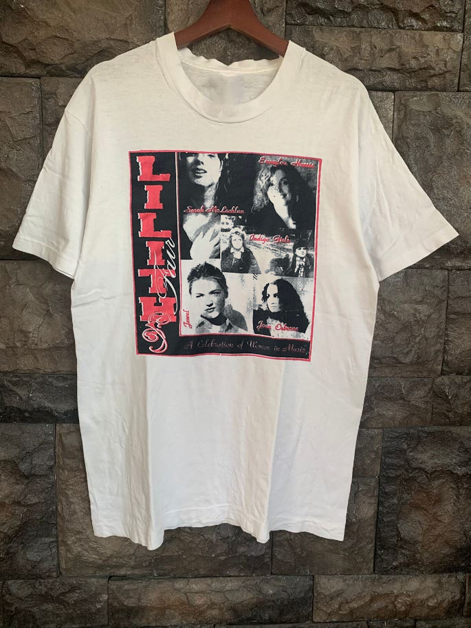 Lilith Fair White Festival Music T-Shirt Cotton Unisex Adult Tee