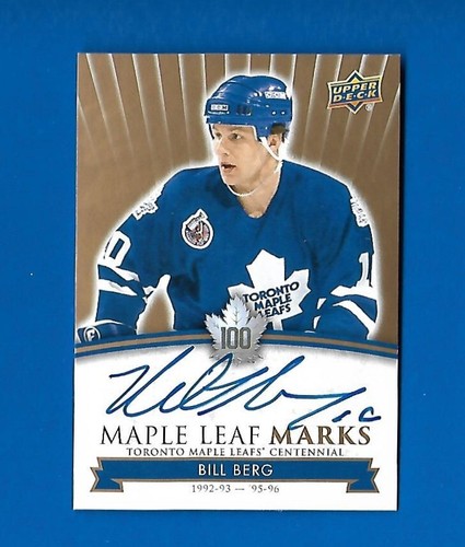 2017-18 TORONTO MAPLE LEAFS CENTENNIAL LEAF MARKS AUTOGRAPH & AKA CARD SEE LIST - Picture 11 of 91