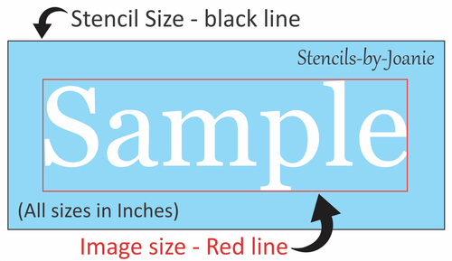 Joanie Stencil Family Everything Barn Star Country Homestead DIY Art Craft Signs - Picture 6 of 7