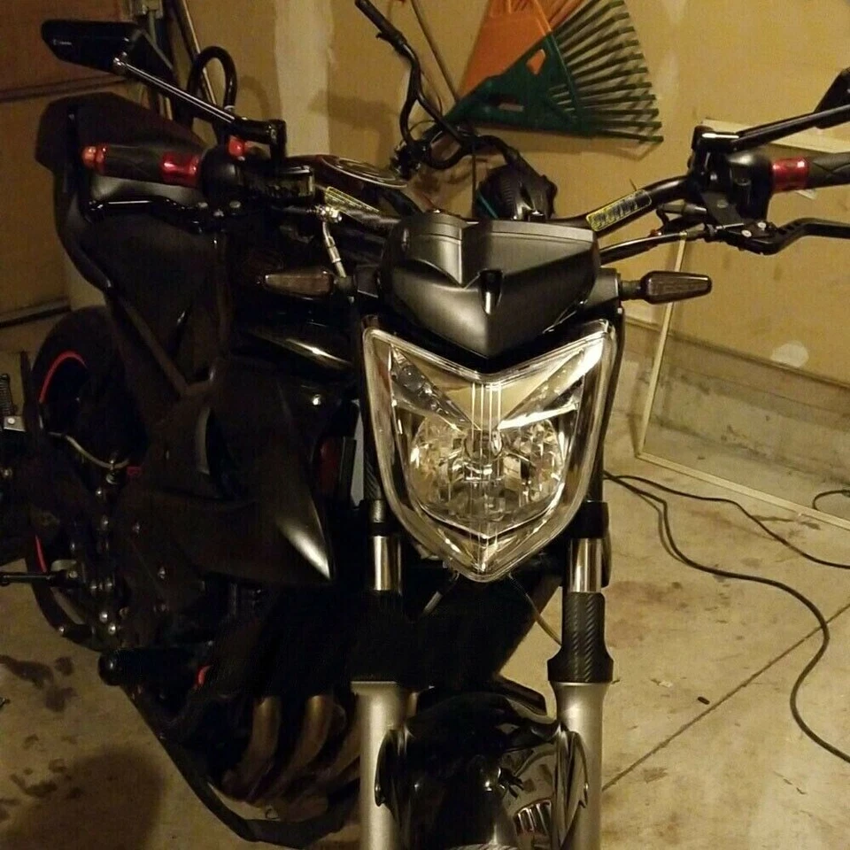 Juego de faros Fazer FZ1 aptos para Yamaha FZ1N 2006-2015 conjunto de luces de cabeza Foto 2 de 4