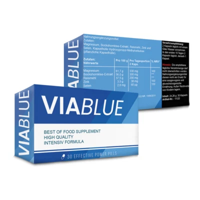 DR. JOKAR VIABLUE – 90 Blaue Kapseln – Für Männer – AKTIONSPREIS – Made in Germany