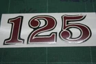 honda 125 sl125 sl125k0 sl125k1 sticker side cover NEW