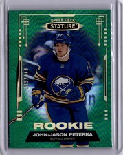 J.J. Peterka  Stature Green Rookie #156 113/149 2021-22 Upper Deck [G083]
