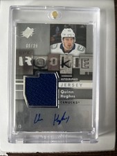 2019-20 SPX Rookie Jersey Auto Quinn Hughes /35 USA WILD FREE SHIPPING