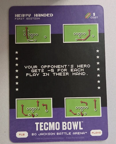 PL8 HEAVY HANDED 2026 Bo Jackson Battle Arena Tecmo Bowl SSP 1 HD Play