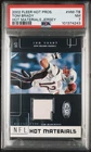 2002 Fleer Hot Prospects Tom Brady Hot Materials Game-worn Jersey HOF PSA 7