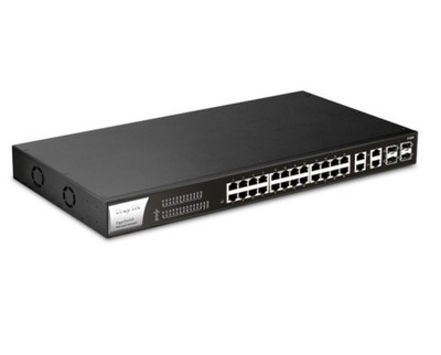 DrayTek VigorSwitch P1282 Web-Smart-Gigabit-Switch 24x Gigabit Ports, 4x SFP