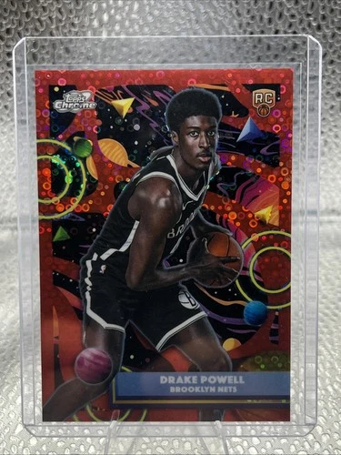 2025-26 Topps Chrome Cosmic Drake Powell Lunar Refractor Case Hit SSP 1:764