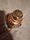 Vintage Mid Century Ship Lantern  Green Glass Brass Copper  Sweden — photo 7