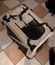 Faltbare Transportbox &bdquo;Lassie&ldquo;  L (70 x 50 x 52 cm) mit Liegedecke und Reisenapf