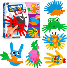 Arts and Crafts Kit for Toddlers Ages 3 Years. Easy Animal Crafting for Kids