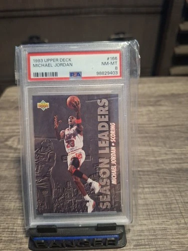 1993 MICHAEL JORDAN UPPER DECK #166 PSA 8 Excellent Card Of The Best Ever 🔥