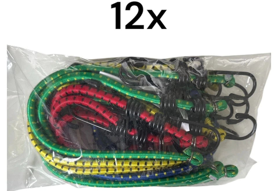 12 starke Gepäckspanner Expander Gummseil Spanngummi Riemen  Spanngurt - Bild 2 von 4