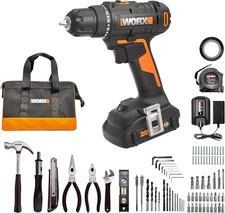 Worx 20V Cordless Power Share 3/8" Drill/Driver-OB (WX100L.2-AN)