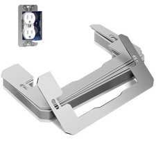 25 Pcs Wall Plate Spacers for Outlets, Metal Flush Fit Device Leveling Plates...