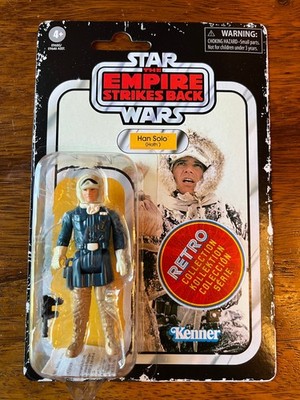 Star Wars Retro Collection Han Solo Hoth 3.75'' Action Figure 2020 Hasbro New