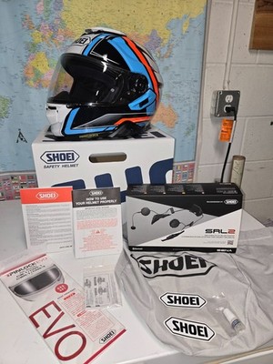 SHOEI GT-AIR 2 HASTE (SMALL) with SENA SRL II Bluetooth Headset