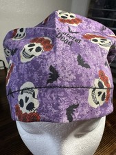 Euro Scrub Cap Grateful Dead, Skulls And Bats