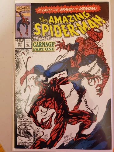 Amazing Spider-Man #361 (1992) Key 1st app Carnage HIGH VF/NM Great Condition