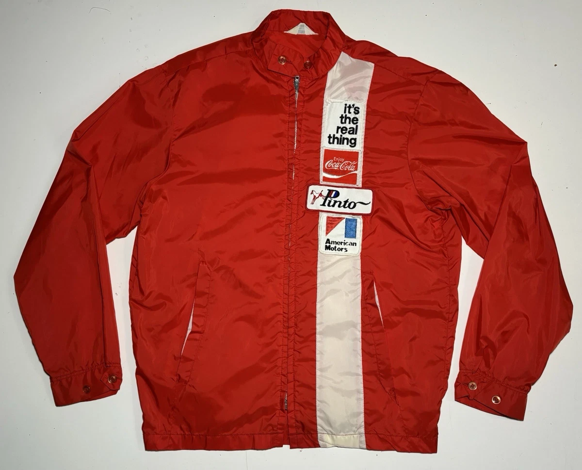 Rockabilly Nylon Red Vintage Outerwear Coats & Jackets for Men for 