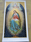 Andachtsbild Heiligenbild, Maria mit Kind.Liedtext: Es ist ein Ros entsprungen..