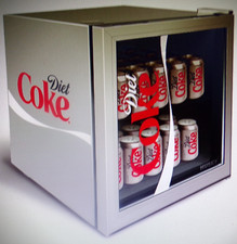 Husky HUS-HU258 Diet Coke 48L Drinks Cooler - Silver