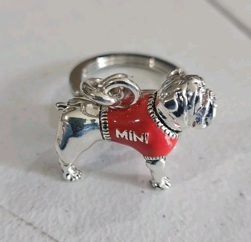 Mini Cooper Keychain Spike The Bulldog Red Sweater