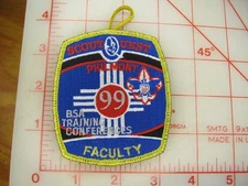 Faculty Philmont Scout Quest 1999 collectible PTC gmy border patch (pS)