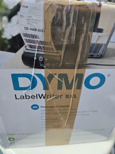 Dymo Labelwriter 5XL Etikettendrucker Automatisch Thermoetikett (ohne Stromkabel ohne Ho - Bild 9 von 11