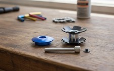 Bike Headset Top Cap, 1-1/8" Stems and Forks, Black Blue Gold Red, Star Nut