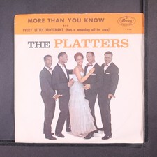 PLATTERS: every little movement / more than you know MERCURY 7" Single 45 RPM