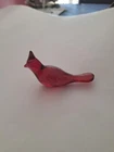 VTG. Fenton Glass Ruby Red /Amberina Cardinal Figurine