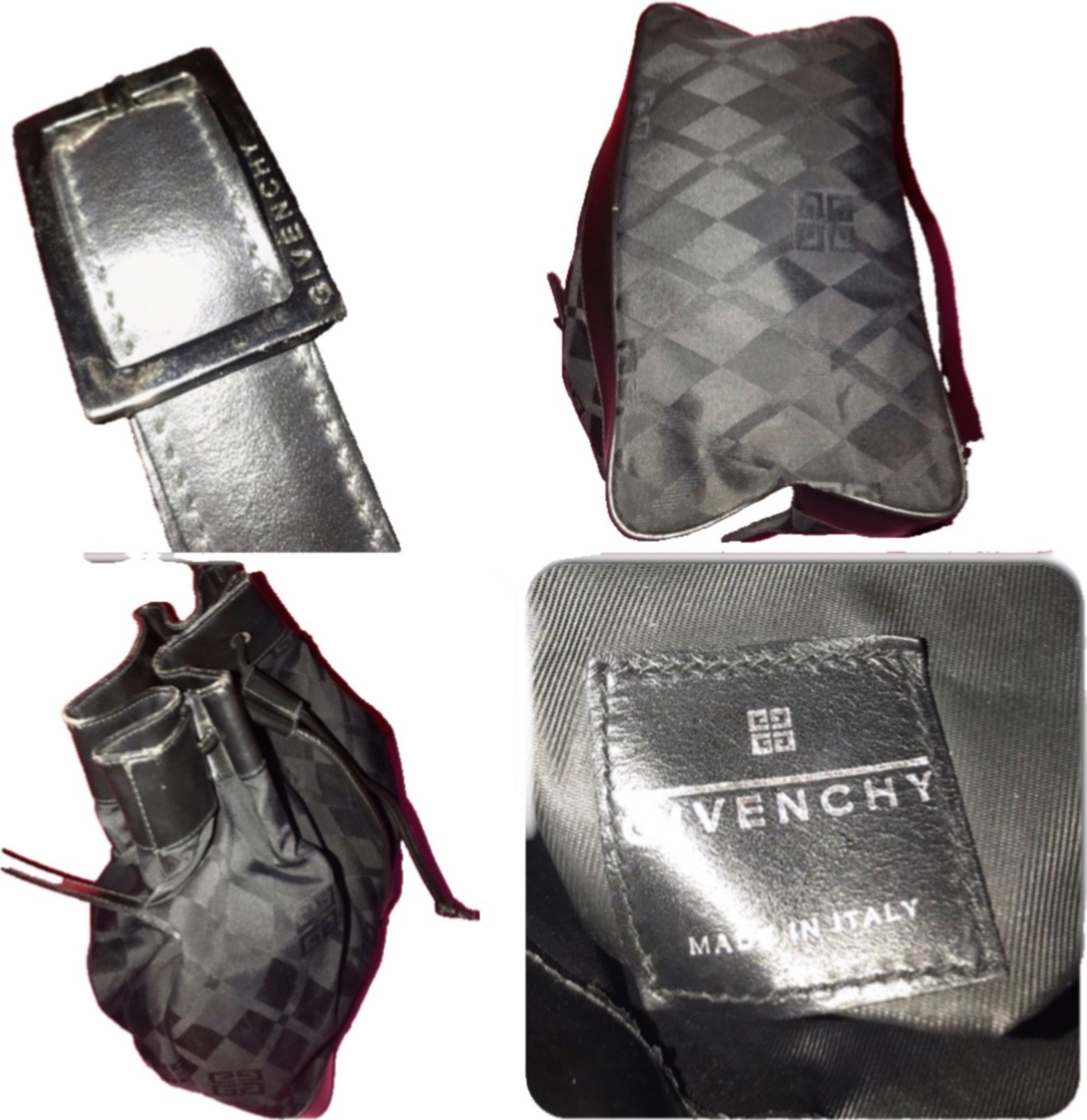 Givenchy Drawstring Monogrammed Canvas Leather Sh… - image 12