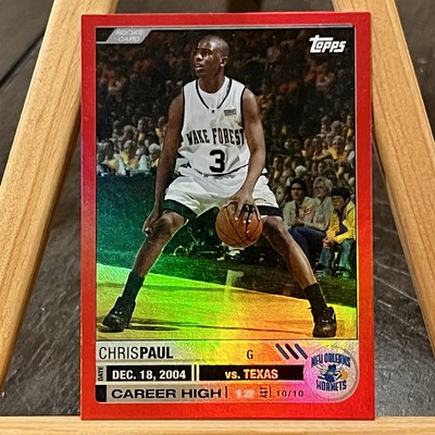 2005-06 Topps Big Game - Chris Paul #120 Red /99 (RC) Foil Refractor RARE!  