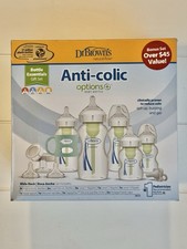 Dr. Brown's Options Wide-Neck Anti-Colic Baby Bottle Gift Set, 0-6 Months