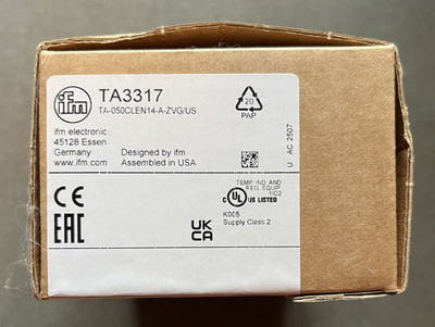IFM TA3317 Temperature Sensor TA-050CLEN14-A-ZVG/US