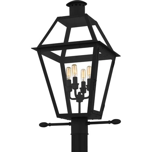 Quoizel RO9014 Rue De Royal 4 Light 26" Tall Outdoor Single Head - Black - Picture 5 of 11