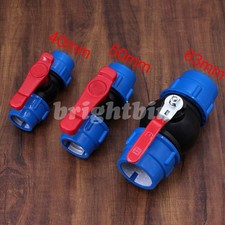 Stop Tap Valve For HDPE Or Alkathene Water Pipe Compression Ends 40mm to 63mm UK